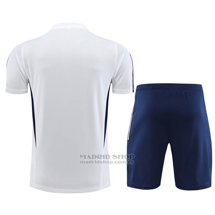 Chandal del Italia Manga Corta 2023-2024 Blanco - Pantalon Corto